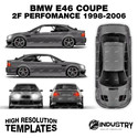BMW E46 Coupe 2F Perfomance - Full Car template