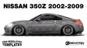 Nissan 350z (no spoiler) 2002-2009 - Side Car template