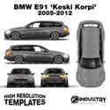 BMW E91 'Keski Korpi' Drift Spec 2005-2012 - Full Car template | Matt