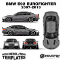 BMW E92 Eurofighter 2007-2013 - Full Car template | Matt