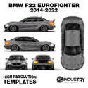 BMW F22 Eurofighter 2007-2013 - Full Car template | Matt