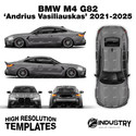 BMW M4 G82 Drift 'Andrius Vasiliauskas' 2021-2025- Full Car template