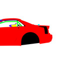 Cadillac XLR Drift 'Jonathan Hurst' 2004-2009 - Full Car template | Mask