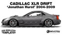 Cadillac XLR Drift 'Jonathan Hurst' 2004-2009 - Side Car template