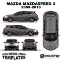 Mazda Mazdaspeed 3 2009-2013 - Full Car template | Matt
