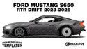 Ford Mustang S650 RTR Drift 2023-2026 - Side Car template