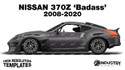 Nissan 370z 'Badass' 2008-2020 - Side Car template | Matt