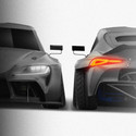 Toyota Supra A90 HGK 2019-2025 - Full Car template | Front and Rear