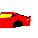 Toyota Supra A90 HGK 2019-2025 - Side Car template | Mask