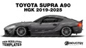 Toyota Supra A90 HGK 2019-2025 - Side Car template
