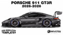 Porsche 911 GT3 R (992) 2023-2026 - Side Car template