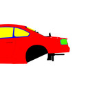 Nissan Silvia S15 Rocket Bunny 'Odi Bakchis' 1999-2002 - Full Car template | Mask
