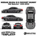 Nissan Silvia S15 Rocket Bunny 'Odi Bakchis' 1999-2002 - Full Car template