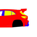 Toyota Corolla GR Pandem 2022-2026 - Full Car template | Mask