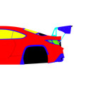 Toyota GR86 Pandem 2021-2026 - Full Car template | Mask