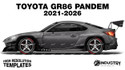 Toyota GR86 Pandem 2021-2026 - Side Car template | Matt