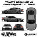 Toyota GT86 HGK V3 'Jakub Przygonski' 2012-2021 - Full Car template