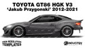 Toyota GT86 HGK V3 'Jakub Przygonski' 2012-2021 - Side Car template | Glossy