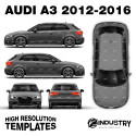 Audi A3 2012-2016 - Full Car template | Glossy