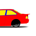 BMW E36 HGK 1991-1998 - Side Car template | Mask