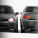 Chevrolet Cobalt SS - Full Car template | Front and Rear