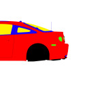Chevrolet Cobalt SS - Side  Car template | Mask