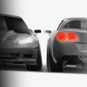 Chevrolet Corvette C6 Drift 2005-2013 - Full Car template | Front and Rear