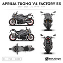 Aprilia Tuono V4 Factory E5 2021-2026 - Full Moto template | Matt