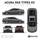 Acura RSX TypeS 02 - Full Car template | Glossy