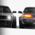 Nissan Silvia S14 Kouki Rocket Boss V2 - Full Car template | Front and Rear