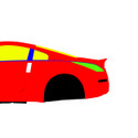 Nissan 350z Drift V2 2002-2009 - Side  Car template | Mask