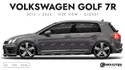 Volkswagen Golf 7R 5-Door 2013-2020 - Side  Car template | Glossy