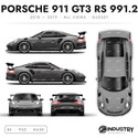 Porsche 911 GT3 RS 991.2 2018-2019 - Full Car template | Glossy