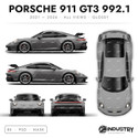 Porsche 911 GT3 992.1 2021-2026 - Full Car template | Glossy