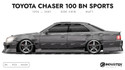 Toyota Chaser 100 BN Sports 1996-2001 - Side Car template | Matt