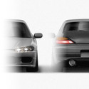 Nissan Silvia S15 Ducktail 1999-2002 - Full Car template | Front and rear
