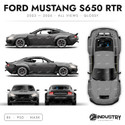Ford Mustang S650 RTR 2023-2026 - Full Car template | Glossy