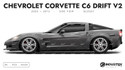 Chevrolet Corvette C6 Drift V2 2005-2013 - Side Car template | Glossy