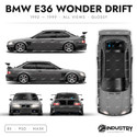 BMW E36 Wonder Drift 1992-1999 - Full Car template | Glossy
