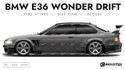 BMW E36 Wonder Drift 1992-1999 - Side Car template | Glossy