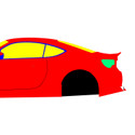 Toyota GT86 Uras 2012-2021 - Full Car template | Mask