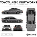 Toyota AE86 Driftworks 1983-1987 - Full Car template | Matt