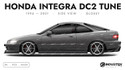 Honda Integra DC2 Tune 1993-2001 - Side Car template | Glossy