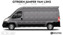 Citroen Jumper Van L3H2 2006-2027 - Side Car template | Matt
