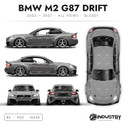 BMW M2 G87 Drift 2023-2027 - Full Car template | Glossy