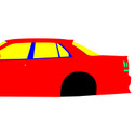 Nissan Skyline ER34 Uras 1998-2001 - Full Car template | Mask