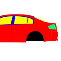 Infiniti G35 Sedan Drift 2002-2006 - Side Car template | Mask
