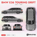 BMW E36 Touring Drift 1994-1999 - Full Car template | Matt