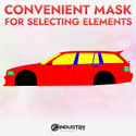 BMW E36 Touring Drift 1994-1999 - Side Car template | Mask