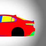 Alfa Romeo Giulia Quadrifoglio 2016-2019 - Full Car template | Mask